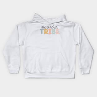 Art Teacher Tribe Muted Pastels Kids Hoodie